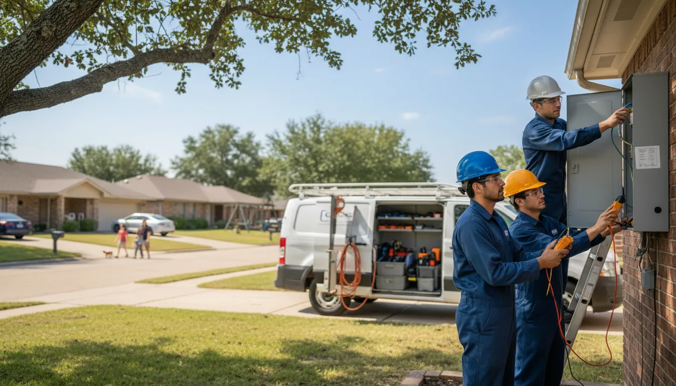 Certified electrician providing emergency electrical services in Endeavor, PA